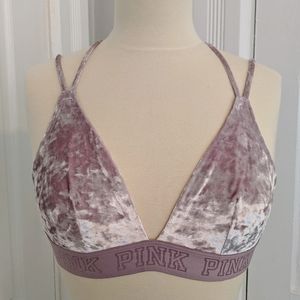 Purple Velvet Bralette